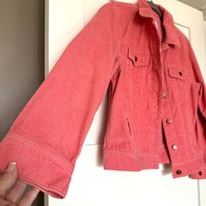 Old Navy Coral Corduroy Jacket
